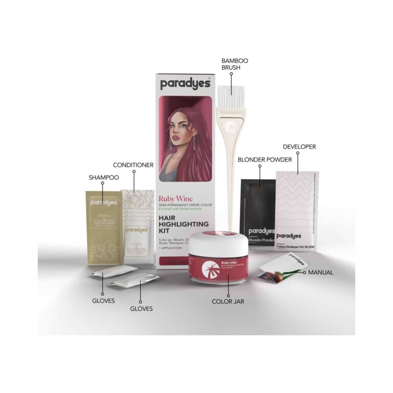Paradyes Hair Highlighting Kit - Ruby Wine (100g) - Paradyes