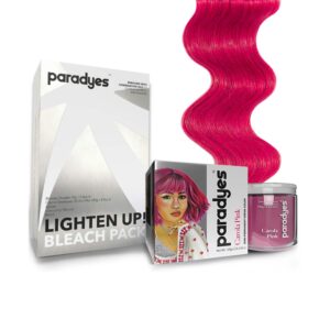 Paradyes Lighten Up! Bleach + Color Combo (Carola Pink) - Paradyes