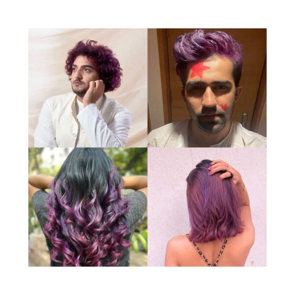 Paradyes Semi-Permanent Classic Hair Color Jar - Amethyst Plum (120g) - Paradyes