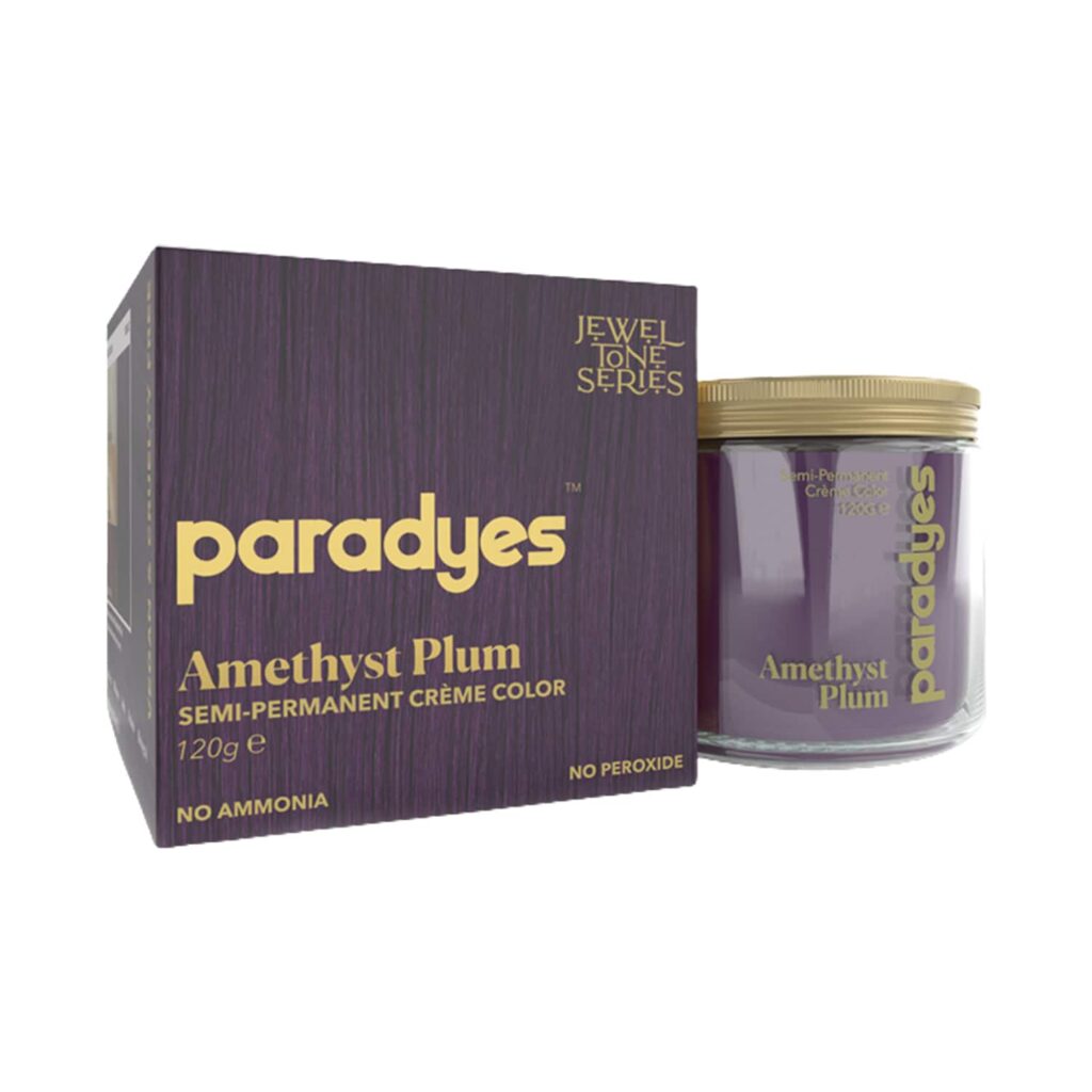 Paradyes Semi-Permanent Classic Hair Color Jar - Amethyst Plum (120g) - Paradyes