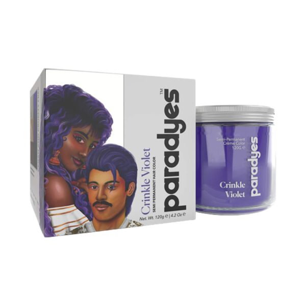 Paradyes Semi-Permanent Classic Hair Color Jar - Crinkle Violet (120g) - Paradyes