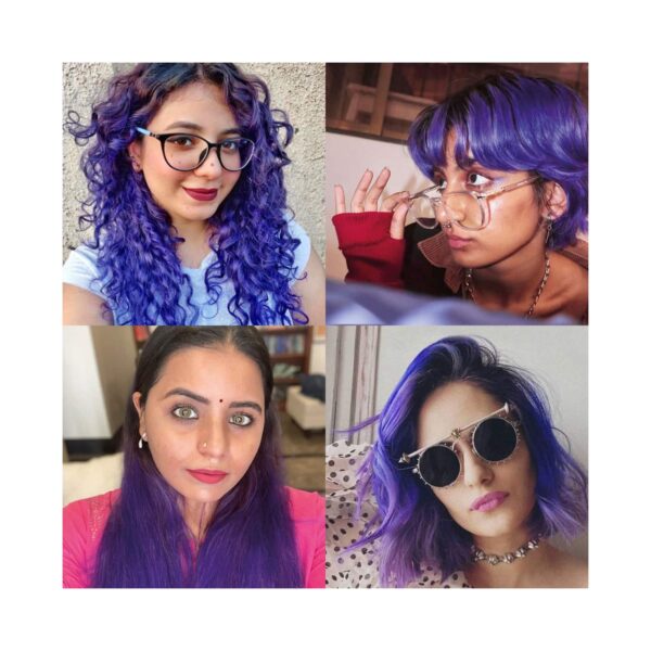 Paradyes Semi-Permanent Classic Hair Color Jar - Crinkle Violet (120g) - Paradyes