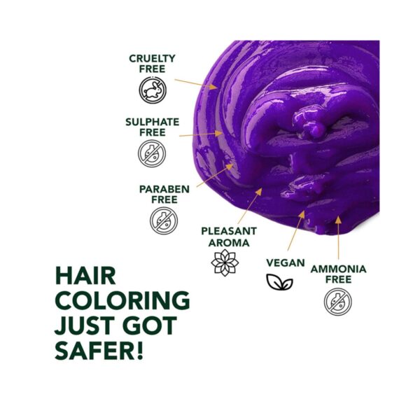Paradyes Semi-Permanent Classic Hair Color Jar - Electric Purple (120g) - Paradyes