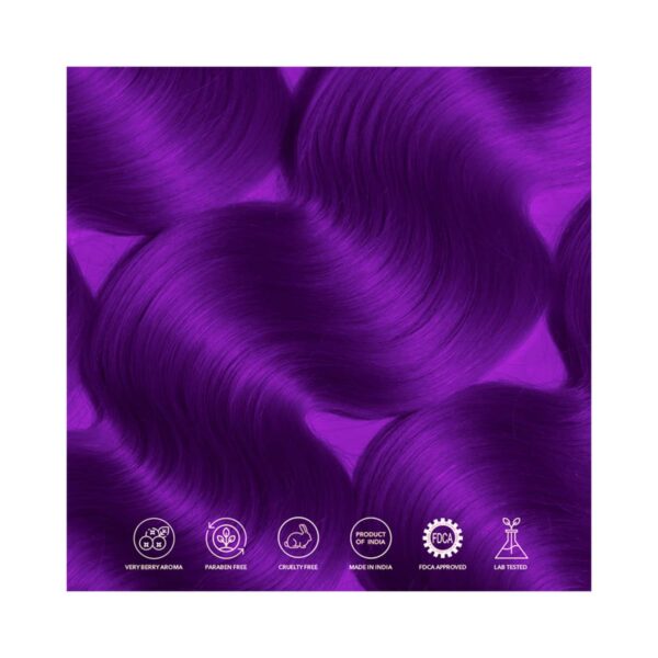 Paradyes Semi-Permanent Classic Hair Color Jar - Electric Purple (120g) - Paradyes