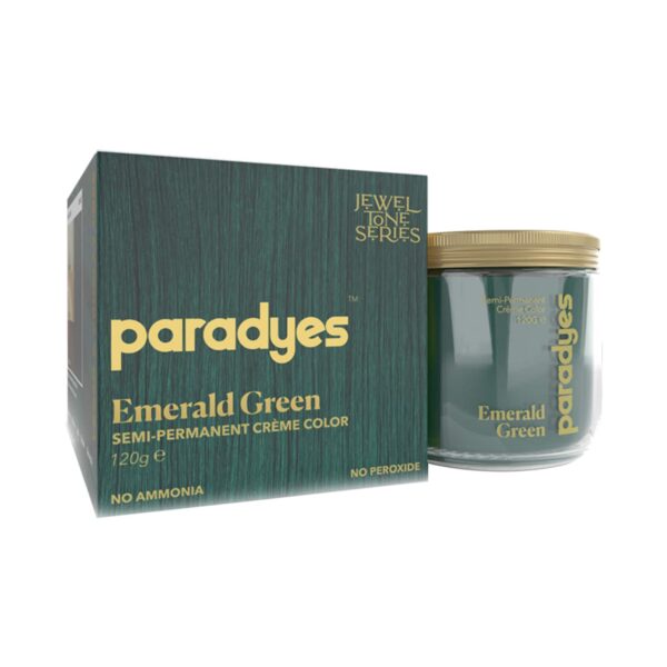 Paradyes Semi-Permanent Classic Hair Color Jar - Emerald Green (120g) - Paradyes