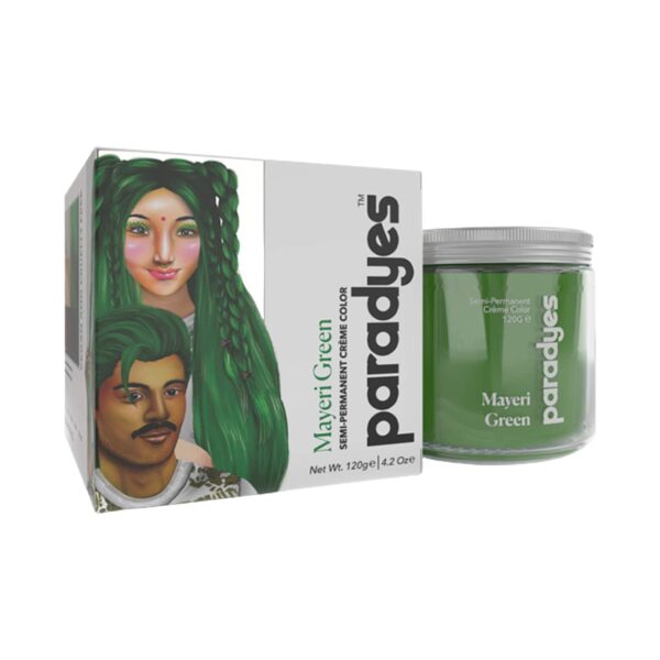 Paradyes Semi-Permanent Classic Hair Color Jar - Mayeri Green (120g) - Paradyes