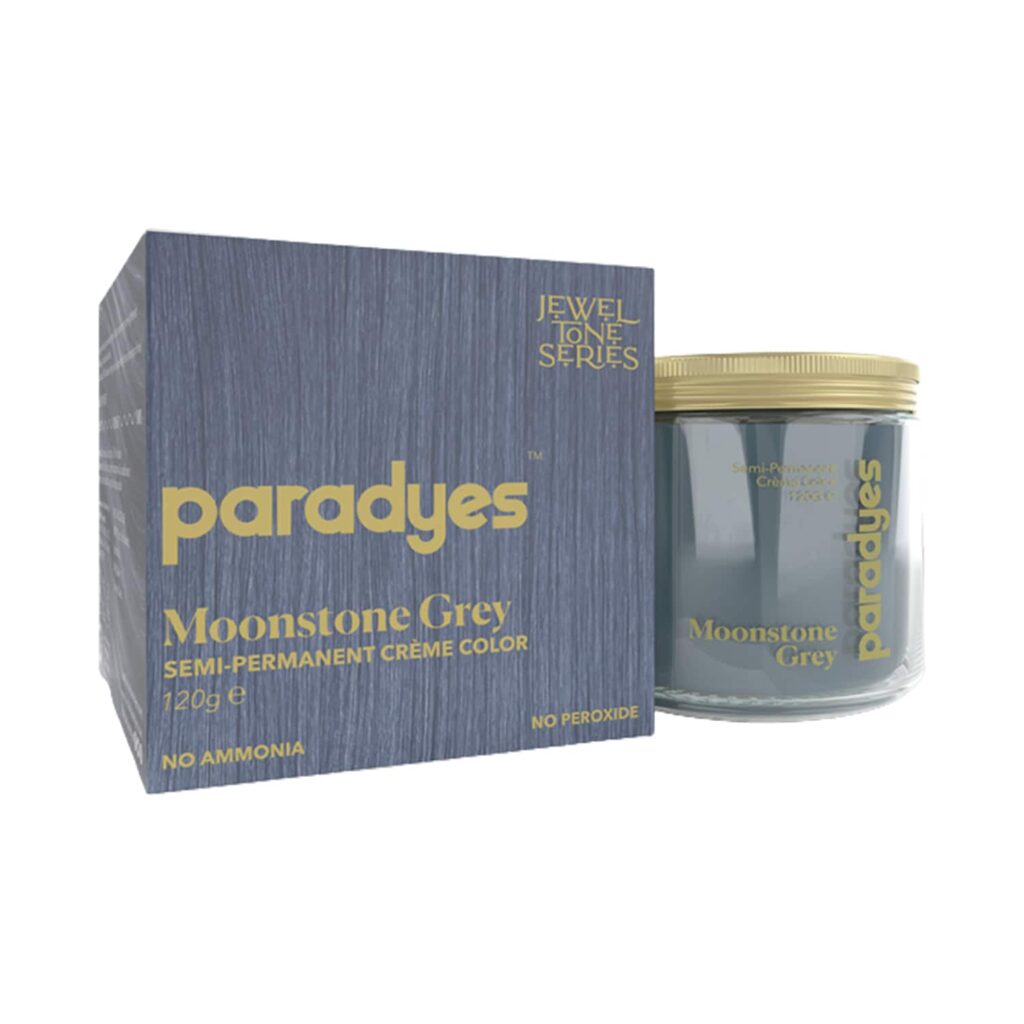 Paradyes Semi-Permanent Classic Hair Color Jar - Moonstone Grey (120g) - Paradyes