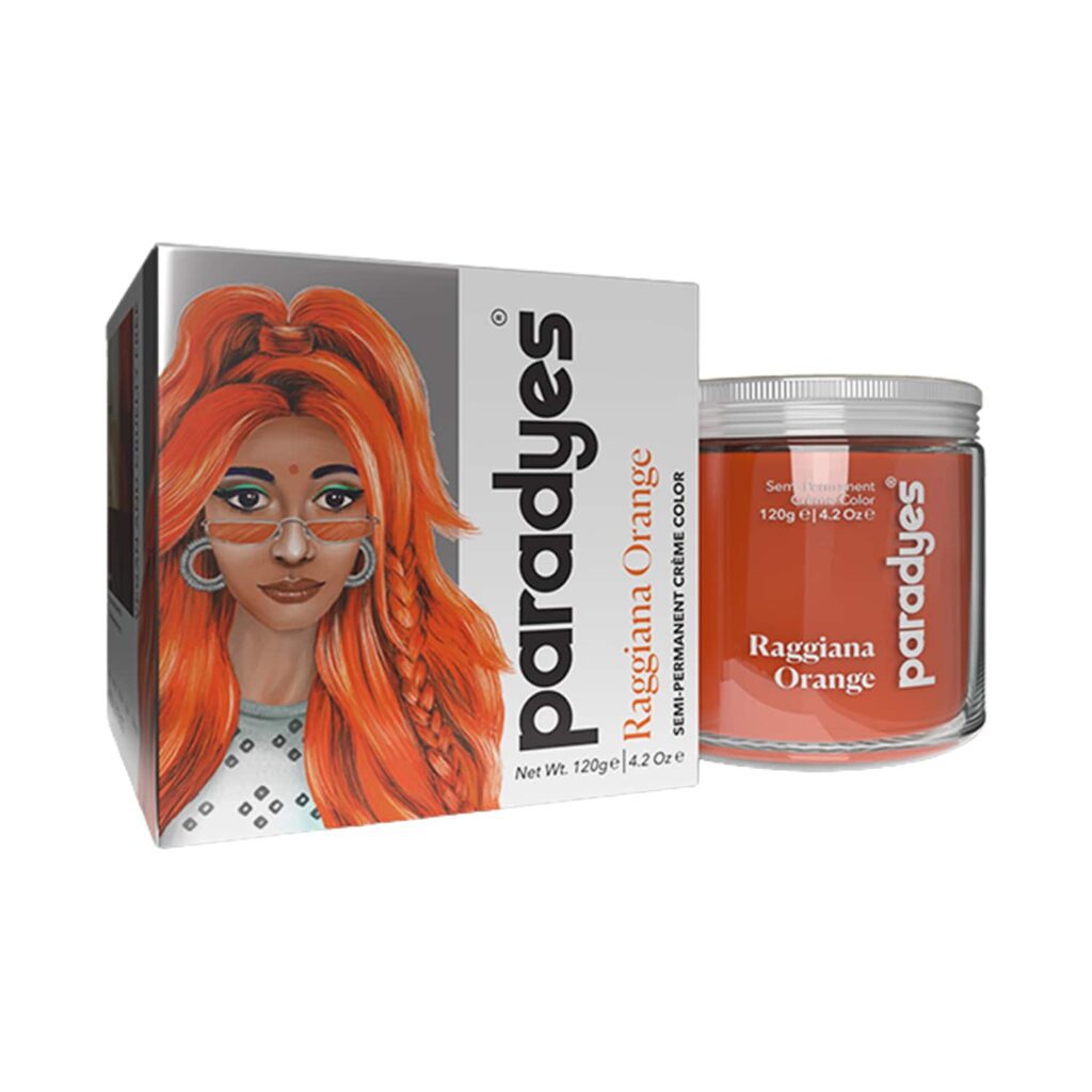 Paradyes Semi-Permanent Classic Hair Color Jar - Raggiana Orange (120g) - Paradyes