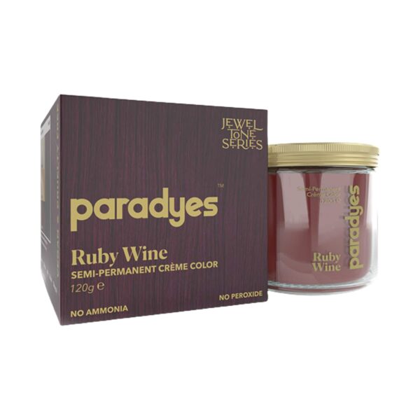 Paradyes Semi-Permanent Classic Hair Color Jar - Ruby Wine (120g) - Paradyes