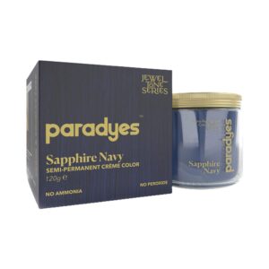 Paradyes Semi-Permanent Classic Hair Color Jar - Sapphire Navy (120g) - Paradyes