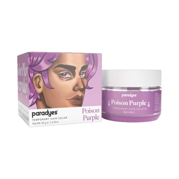 Paradyes Temporary One Wash Hair Color - Poison Purple (45g) - Paradyes