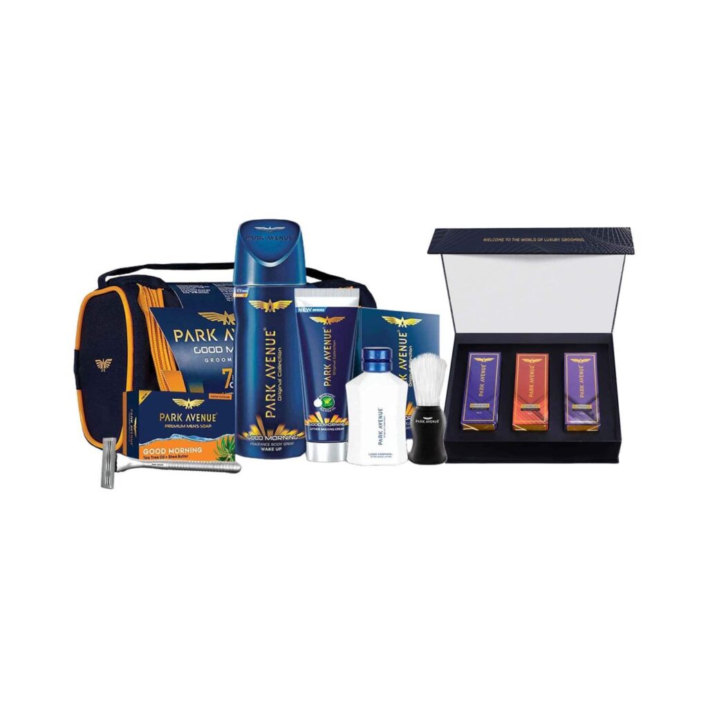 Park Avenue Good Morning Grooming Kit & Eau De Parfum Gift Kit For Men Combo - Park Avenue