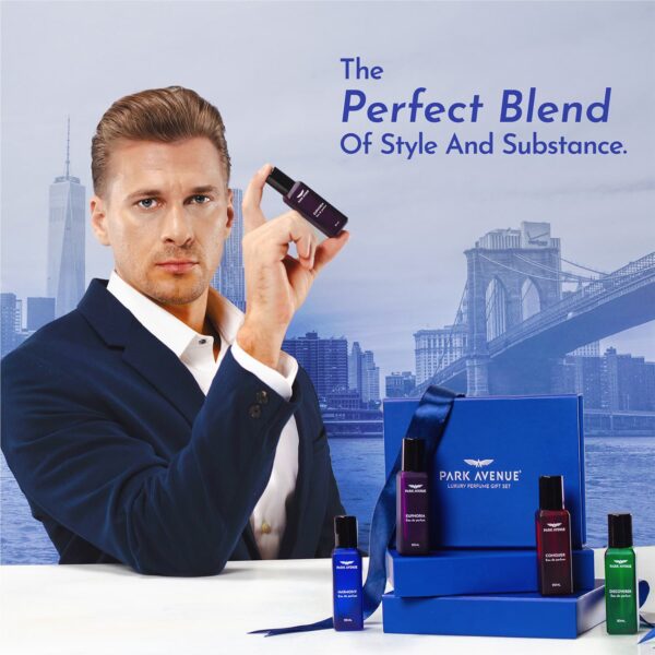 Park Avenue Luxury Men Perfume Gift Set for Men (4 x 20 ml) - Park Avenue
