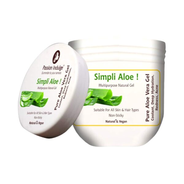 Passion Indulge Aloe Vera Simpli Multipurpose Gel (200 ml) - Passion Indulge