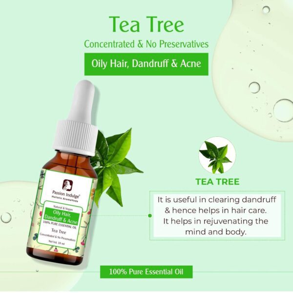 Passion Indulge Anti-Acne Tea Tree Essential Oil (10 ml) - Passion Indulge