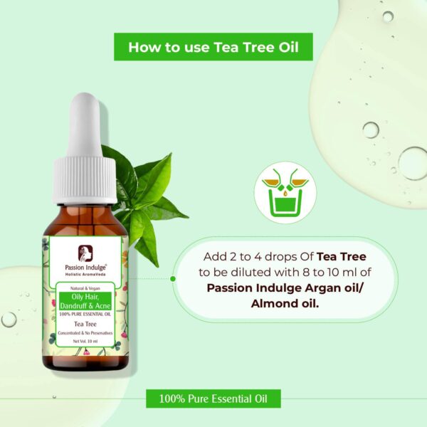 Passion Indulge Anti-Acne Tea Tree Essential Oil (10 ml) - Passion Indulge