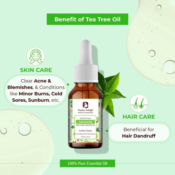 Passion Indulge Anti-Acne Tea Tree Essential Oil (10 ml) - Passion Indulge