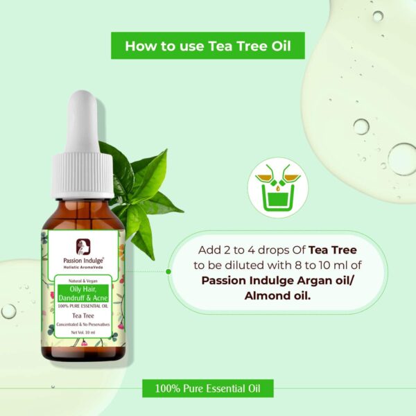 Passion Indulge Anti-Acne Tea Tree Essential Oil (10 ml) - Passion Indulge