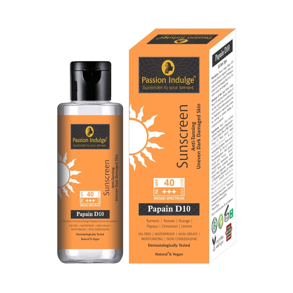 Passion Indulge Anti-Tan Papain Sunscreen (100 ml) - Passion Indulge