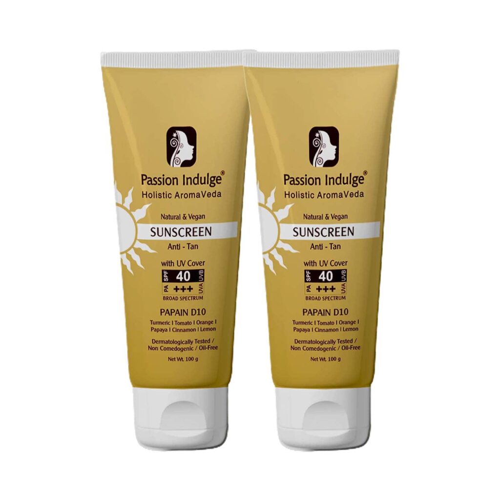 Passion Indulge Papain Anti-Tan Sunscreen (2 pcs) - Passion Indulge