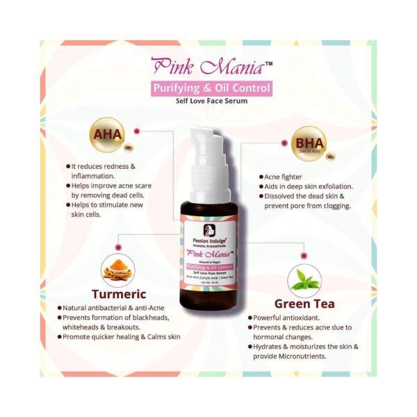 Passion Indulge Pinkmania Aha-Bha Face Serum (10 ml) - Passion Indulge