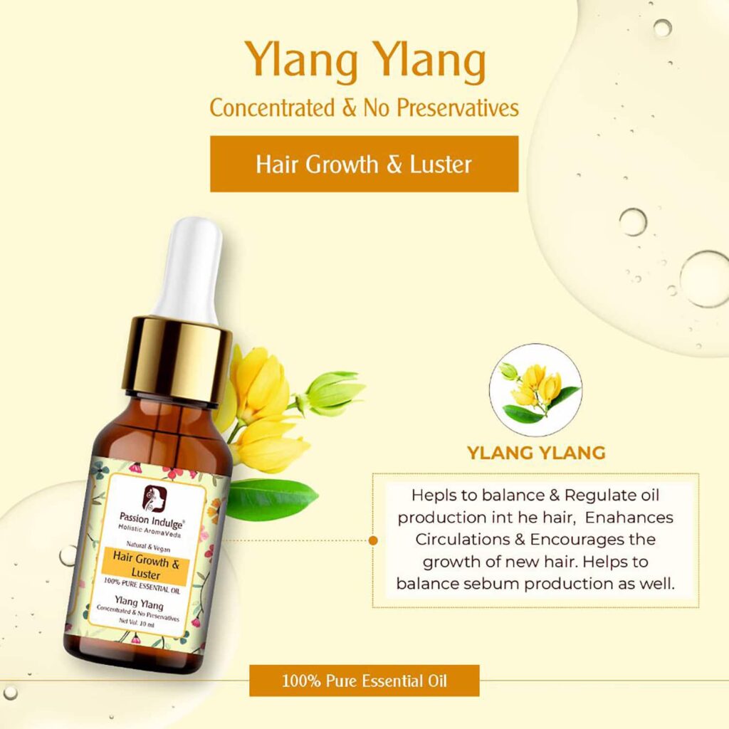 Passion Indulge Sebum Balancer Ylang Ylang Essential Oil (10 ml) - Passion Indulge
