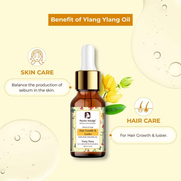 Passion Indulge Sebum Balancer Ylang Ylang Essential Oil (10 ml) - Passion Indulge