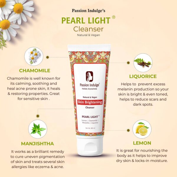 Passion Indulge Skin Brightening Pearl Light Cleanser (100 ml) - Passion Indulge