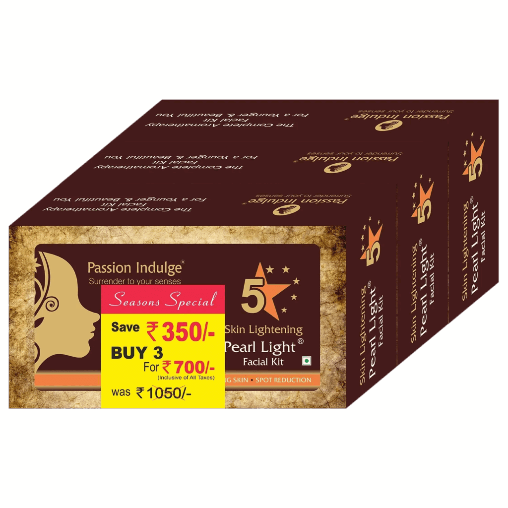 Passion Indulge Spot Reduction Pearl Light 5 Star Facial Kit - Passion Indulge