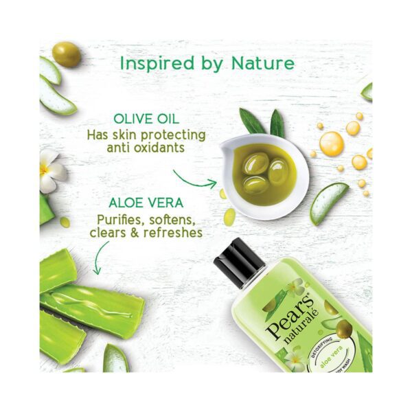 Pears Naturale Nourishing Coconut Water + Detoxifying Aloevera Bodywash Combo - Pears