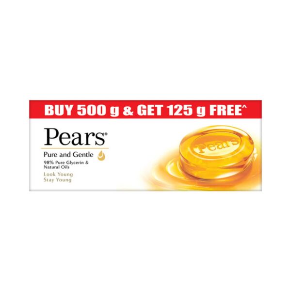Pears Pure & Gentle Bathing Bar Soap - (5Pcs) - Pears