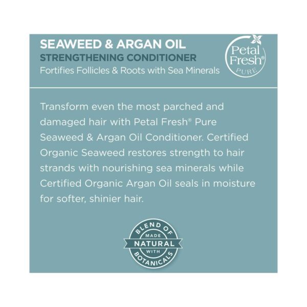 Petal Fresh Strengthening Seaweed & Argan Oil Conditioner (355 ml) - Petal Fresh