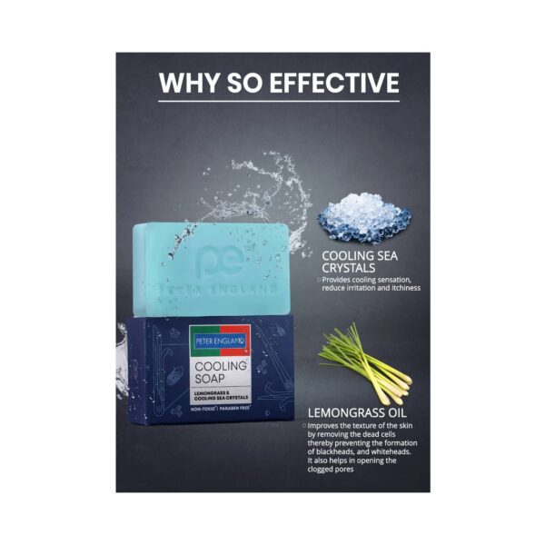 Peter England Cooling Soap (100g) - Peter England