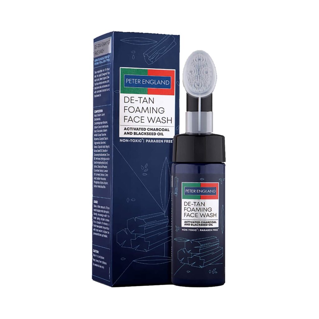 Peter England De-Tan Foaming Face Wash (150ml) - Peter England