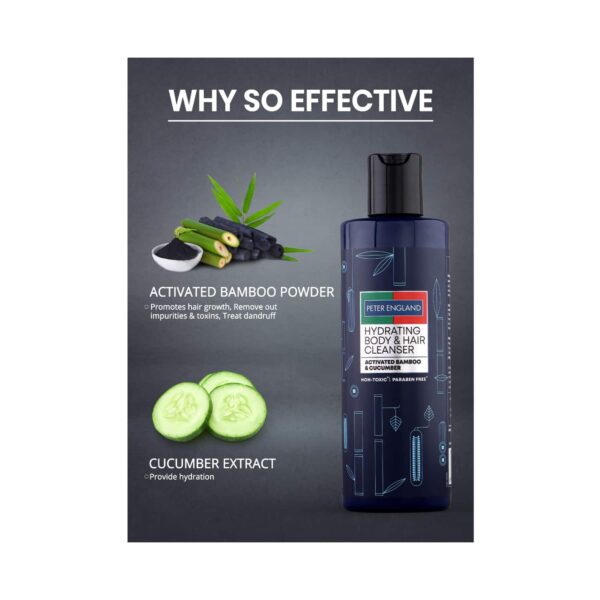 Peter England Hydrating Body & Hair Cleanser (250ml) - Peter England