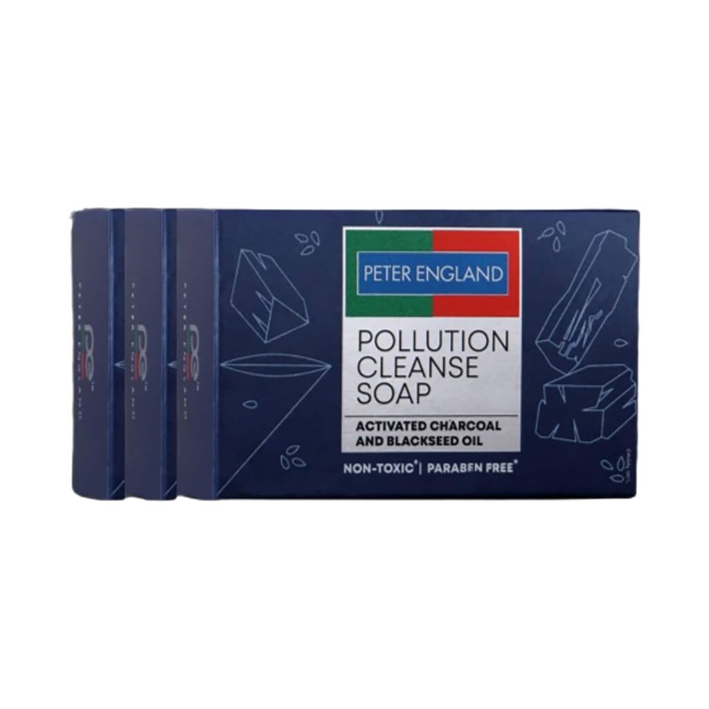 Peter England Pollution Cleanse Soap (3pcs) - Peter England