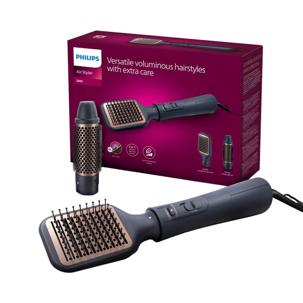 Philips 2-in-1 Airstyler 3X Volume 50% Less Hair Breakage 1000W BHA531/10 - Philips