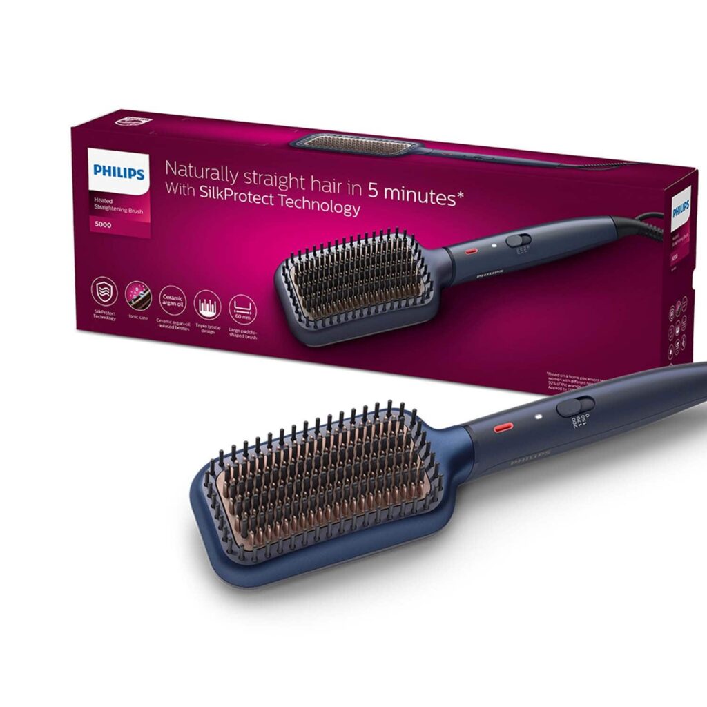 Philips BHH885/10 Advanced Heated Straightening Brush - Philips