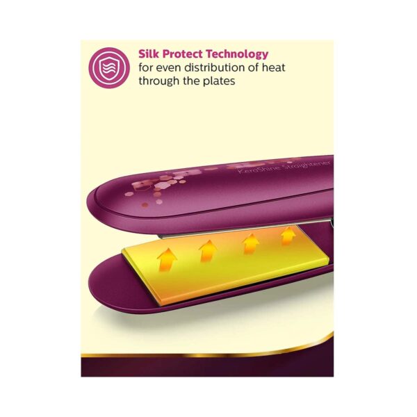 Philips BHS738/00 KeraShine Titanium Wide Plate Straightener With Silkprotect Technology - Philips