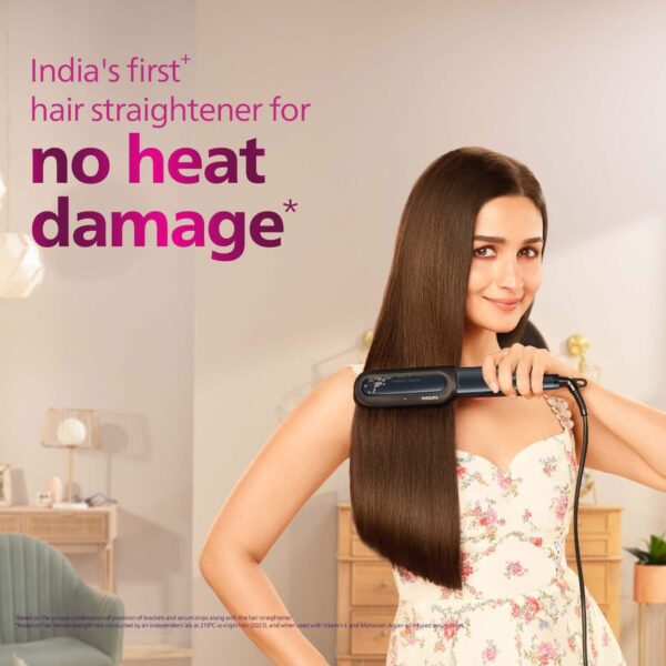 Philips Hair Nourishcare Straightener + Strip Combo - Black - Philips