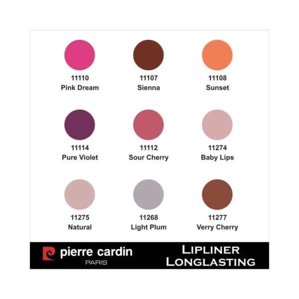Pierre Cardin Paris Longlasting Lip Liner Pencil - 710 Pink Dream (0.4g) - Pierre Cardin Paris