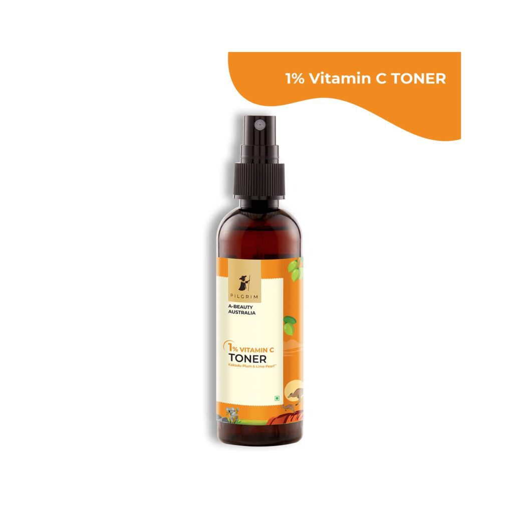 Pilgrim 1% Vitamin C Toner With Kakadu Plum & Lime Pearl (100ml) - Pilgrim