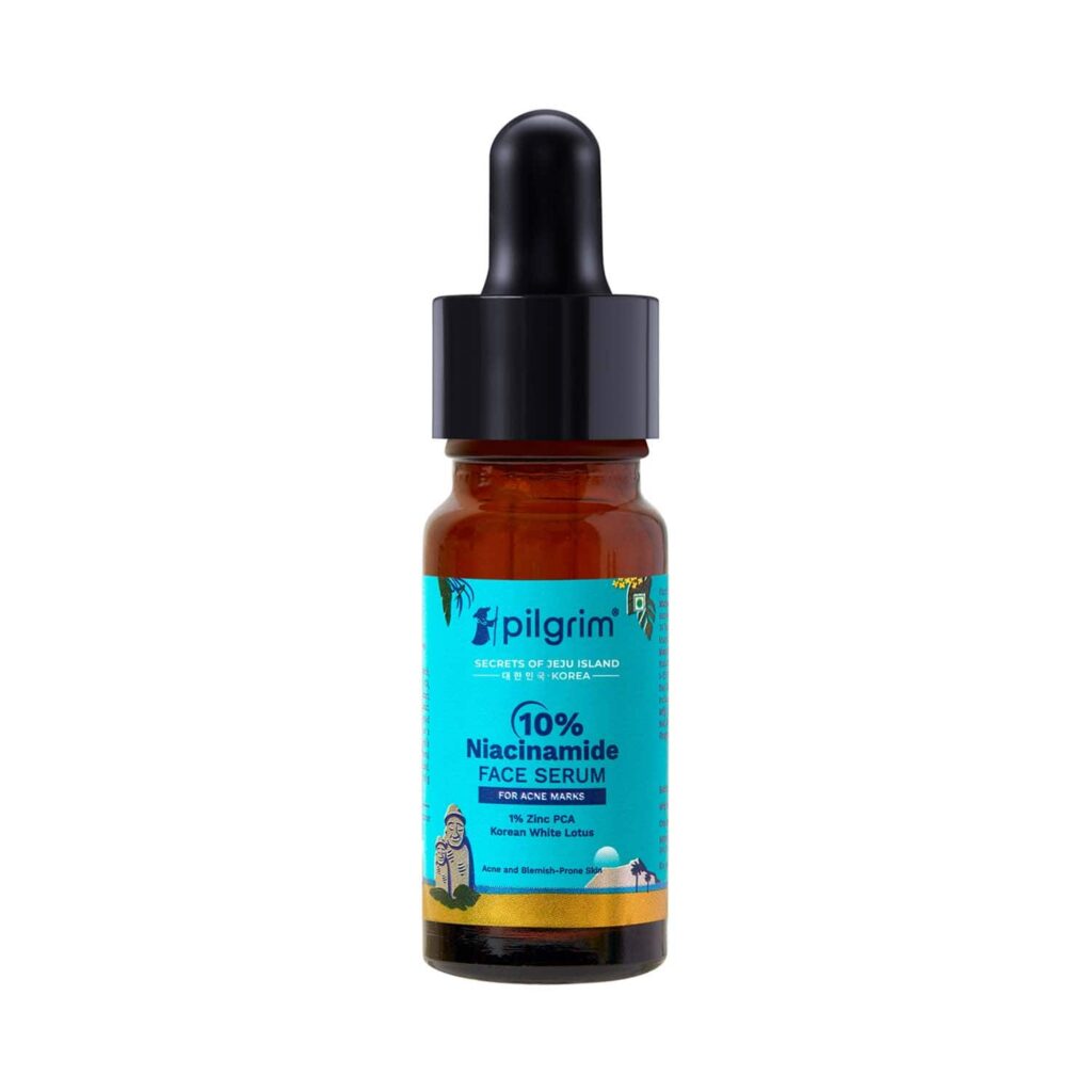 Pilgrim 10% Niacinamide Face Serum For Acne Marks (10 ml) - Pilgrim
