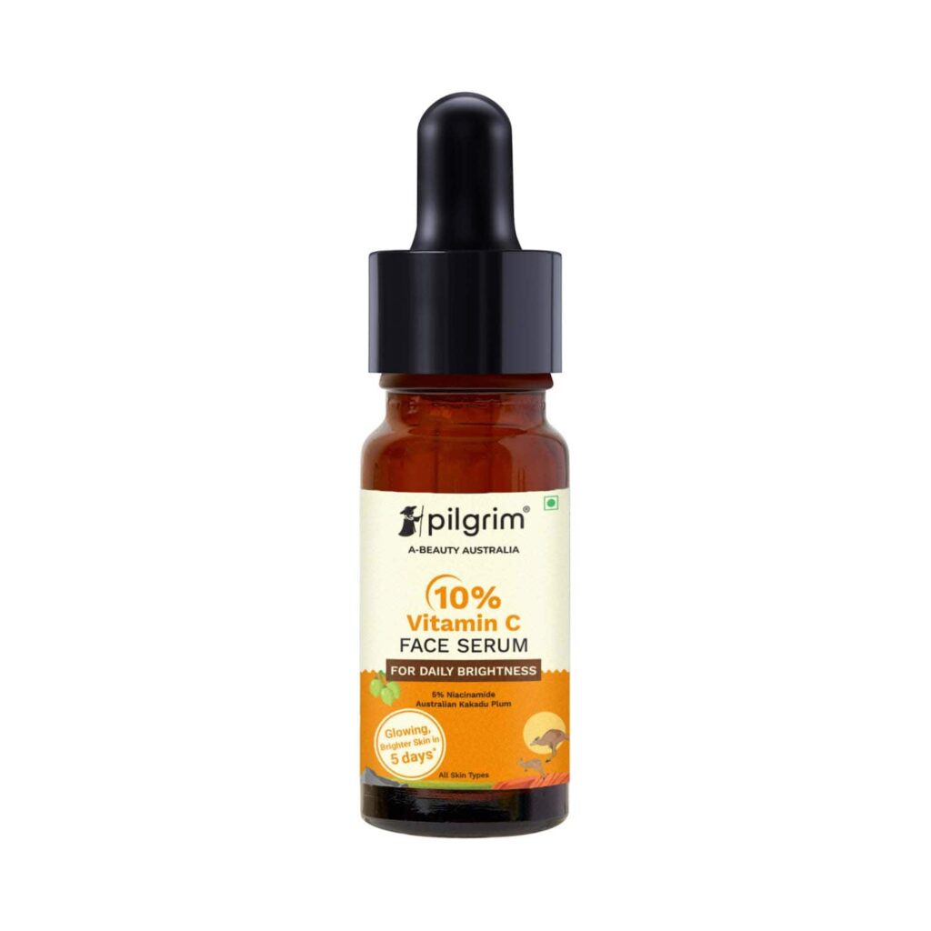 Pilgrim 10% Vitamin C Face Serum For Daily Brightness (10 ml) - Pilgrim