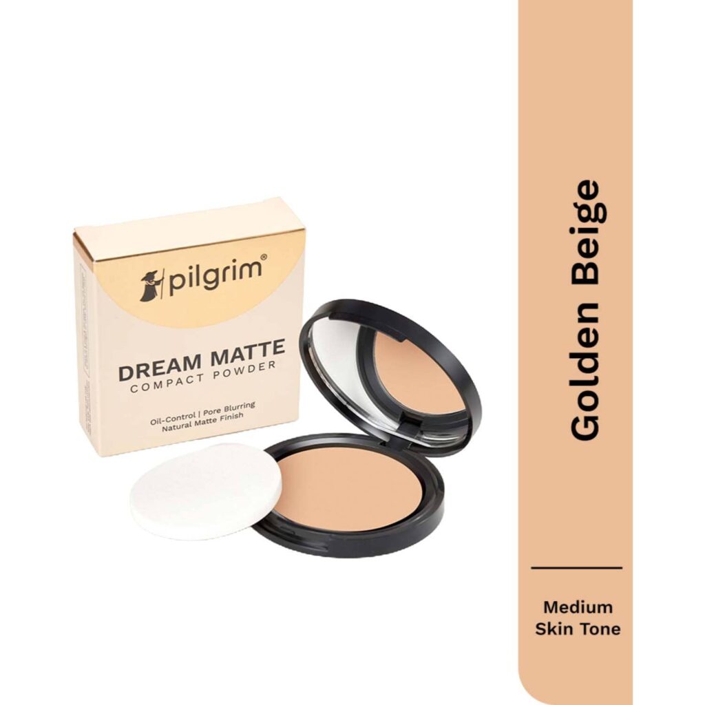 Pilgrim Compact Powder - Golden Beige (9 g) - Pilgrim