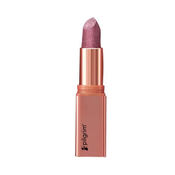 Pilgrim Glitter Lipstick Luxurious 3D Glitter Formula With Matte Finish - 08 Her Highness (4.2 g) - Pilgrim