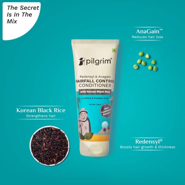 Pilgrim Redensyl & Anagain Hairfall Control Conditioner (200 ml) - Pilgrim