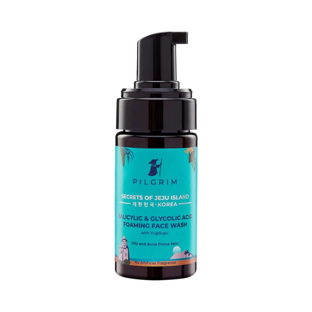 Pilgrim Salicylic & Glycolic Acid Foaming Face Wash (120ml) - Pilgrim