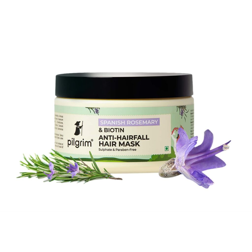 Pilgrim Spanish Rosemary Anti Hairfall Hair Mask (200 g) - Pilgrim