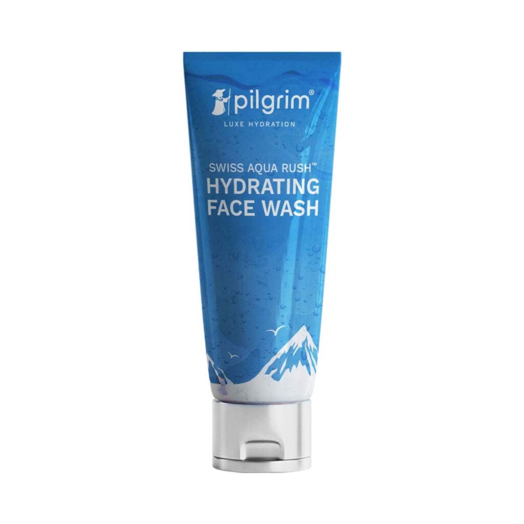 Pilgrim Swiss Aqua Rush Hydrating Face Wash (100 ml) - Pilgrim